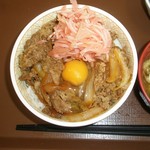 すき家 - 牛牛丼(並)たまご