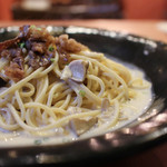 Pasta クオーレ - 和牛肩ロース肉と旬のきのこのポルチーニクリーム☆