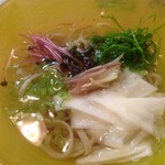 ら すとらあだ - 冷蕎麦。薄味の出汁が見事