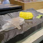 鮨棗 - イカは透明パリッパリ！(2016年7月)