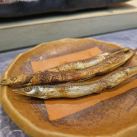 鮨棗 本店 - きびなごの焼物(2016年7月)