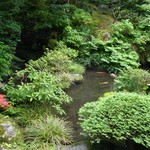 Fujiya Hoteru Raunji - （2016/6月）席から見えた庭