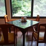 富士屋ホテル ラウンジ - （2016/6月）着席した席