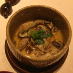 鮓 きずな - 201607再訪 岡山県の椎茸と太刀魚の茶碗蒸し