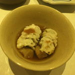 鮓 きずな - 201607再訪 明石の伝助穴子と長野ヒラタケ梅肉和え