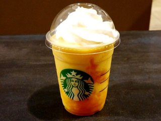 スターバックス・コーヒー - クラッシュオレンジフラペチーノ！(2016,07/22)