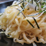 中華そば ふく山 - 醤油つけそば（平打ち麺）