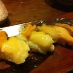 函館番屋ひとし - つぶ・ホッキ握り