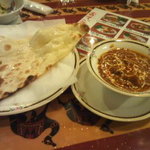 なすとじゃがいもカリー＆ナン