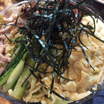 居酒屋 ガキ大将 - ラーメンサラダ@580円  北海道名物！ってか、ほぼ冷やし中華ですけど！