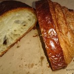 ル・シュクレクール - パンオショコラのカットしたところ