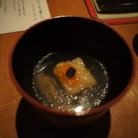 山城屋庄蔵 - 蓮根餅　舞茸焼き浸し　大徳寺納豆　薄葛仕立て