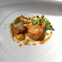 Ristorante YAMAZAKI - 豚への火入れ、ソースとの合わせも申し分無し