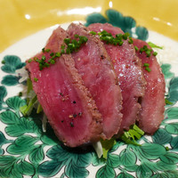 加藤牛肉店 銀座 - イチボのタタキ