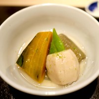 ぎんざ 一二岐 - 野菜の炊き合わせ