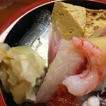 寿司処 博 - Jul, 2016　Jul, 2016　左から鰯、いさき、甘海老