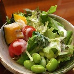 寿司処 博 - Jul, 2016　サラダ