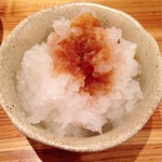 焼鳥 うの - 大根おろし(お通し)