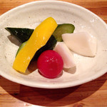 焼鳥 うの - ピクルス(お通し)