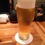 焼鳥 うの - 生ビール