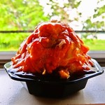 海鮮パーク - カニ玉丼 男盛り 750円