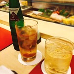 築地寿司清 - 梅酒で乾杯✨