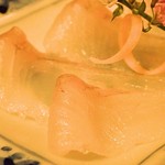 金田中 庵 - 2016 マコガレイ刺身 