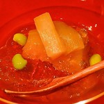 金田中 庵 - 2016 焼きナス 出汁じゅれ