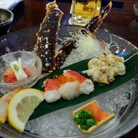 かに道楽 横浜店 - 目にも涼しげな、カニのお造り。