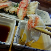 かに道楽 横浜店 - かに酢に付けてサッパリと頂きます。