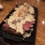 にんにくや - ブルーチーズビーフステーキ（3800円）