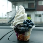 ハッピーベリー - 【フレッシュブルーベリーパフェ…580円】★2016/7