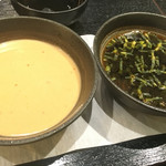 代々木 今半 - しゃぶしゃぶのたれは、ゴマとポン酢