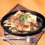 京都 丹波黒地鶏かずき - 豆腐ステーキ 2016/07