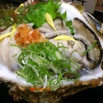 徳島魚一番　新 - 由岐産岩ガキ　ポン酢