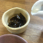 蕎麦切り　こばやし - 国香 ¥650のお通し=昆布の佃煮