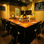 trattoria イタリアン SATOMI fooding - カウンター席