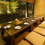 trattoria イタリアン SATOMI fooding - 「日本の和の空間」をテーマにした小上がり座敷席。