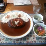 一かつ　びすとろ - ハンバーグカレー