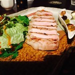 きはるの胡麻鯖や - 梅肉ポークのグリル