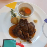 レディスセット　お肉のセットのメイン　2016.7