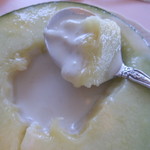 ボヌール・ブッソール3373 - メロンの甘さとポテトスープの味が、とてもあっていて、おいしかったです。2016.7