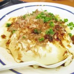 マッちゃん - ザル寄せ豆腐のアップ