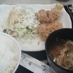 ひれかつ膳（820円也）