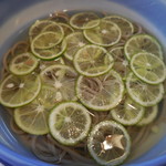 あずみの庵 - すだち蕎麦（冷） 756円