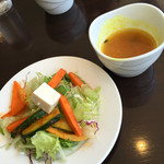 カーン・ケバブ・ビリヤニ - ランチセット サラダ、スープ付き