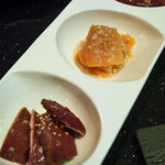 焼肉 いのうえ - ホルモン三点盛