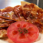 鉄板屋 タイソン - カリチーなるモノ トルティーヤ？ライトなピザみたいな感じ