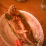 お食事処おおむら - イサキの汐焼き　¥500　2016.7