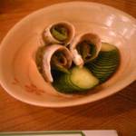 お食事処おおむら - お通し　2016.7